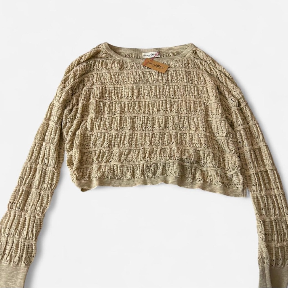 Natural Life Tan Knit Sweater